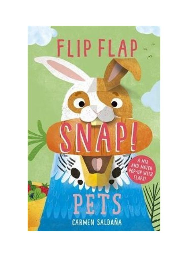 Flip Flap Snap Pets Paperback English by Carmen Saldana