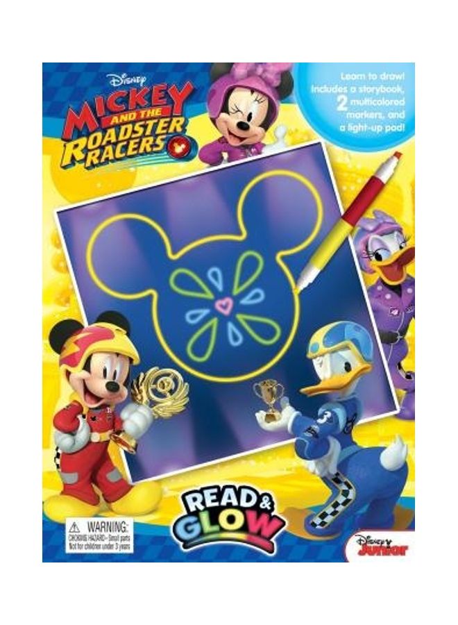 Disney Mickey And The Roadster Racers Read And Glow Paperback English by Phidal Publishing Inc. - 2017 