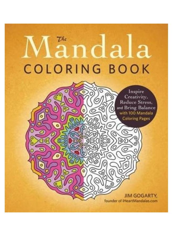 The Mandala Coloring Book Paperback English by Jim Gogarty 