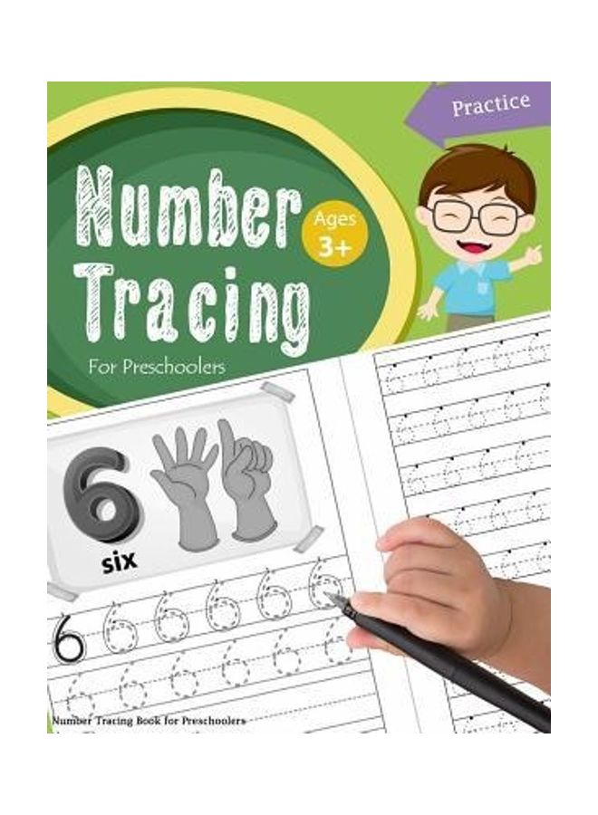 كتاب تتبع الأرقام للأطفال في سن ما قبل المدرسة