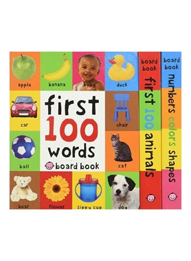 First 100 Board Book Box Set Paperback English by Roger Priddy - 42395 