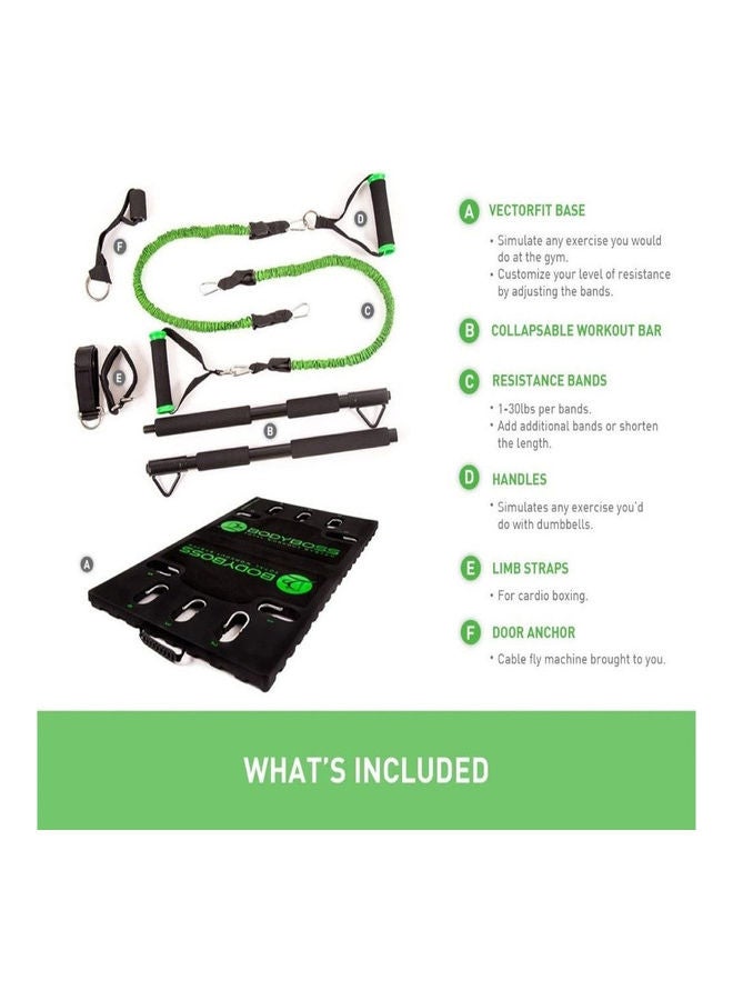 Fitness World - Full Portable Home Gym Kit One Size - Image 1