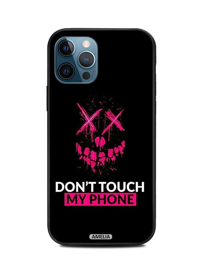 Amelia Don't Touch My Phone  Protective Case Cover For Apple iPhone 12 Pro Max Multicolour - Image 1