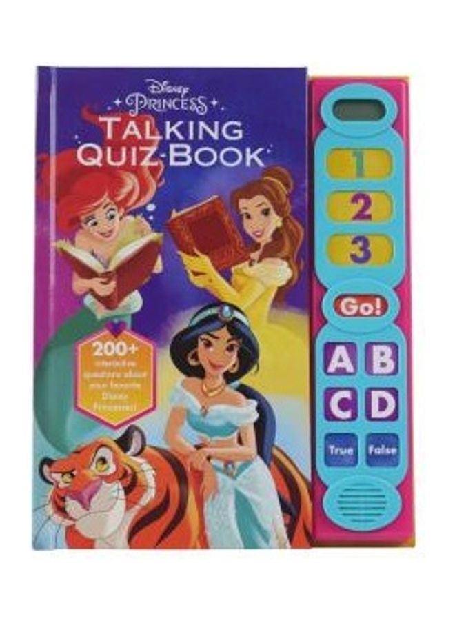 Disney Princess Talking Quiz Book Paperback English by Pi Kids  Disney Storybook Art Team - 2020 