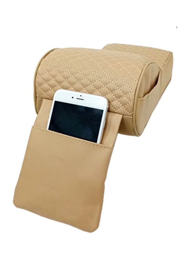 Generic Car Armrest Cushion With Mobile Storage Pocket  - Image 1