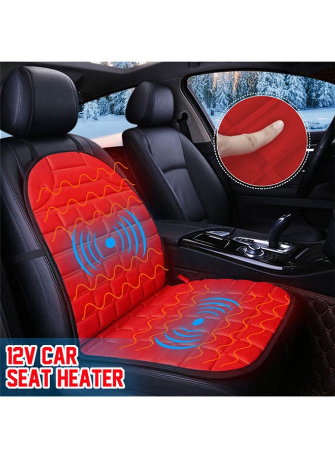 طقم وسائد تدفئة لمقعد السيارة قابلة للتعديل مكون من قطعتين - Image 1