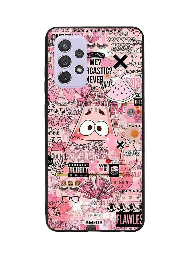 Amelia Girls Favorite Tags Protective Case Cover For Samsung Galaxy A72 5G Multicolour - Image 1