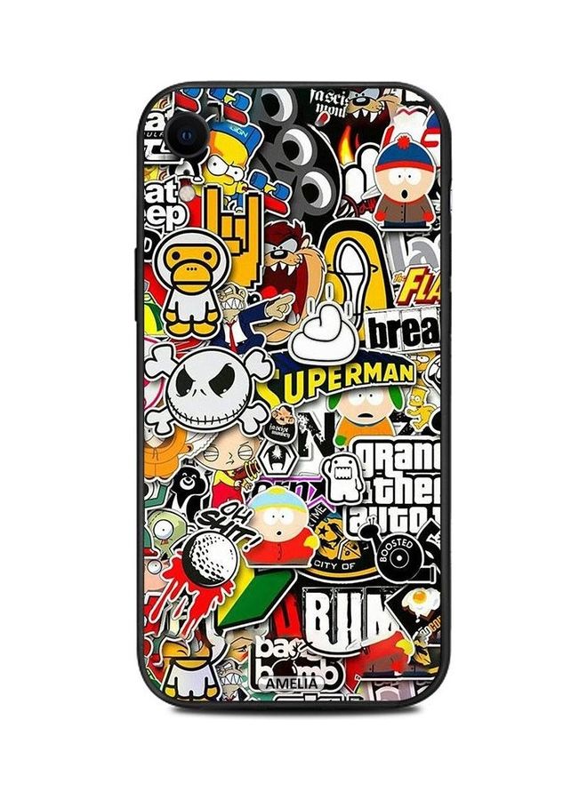 Amelia Stickers Protective Case Cover For Apple iPhone XR Multicolour - Image 1