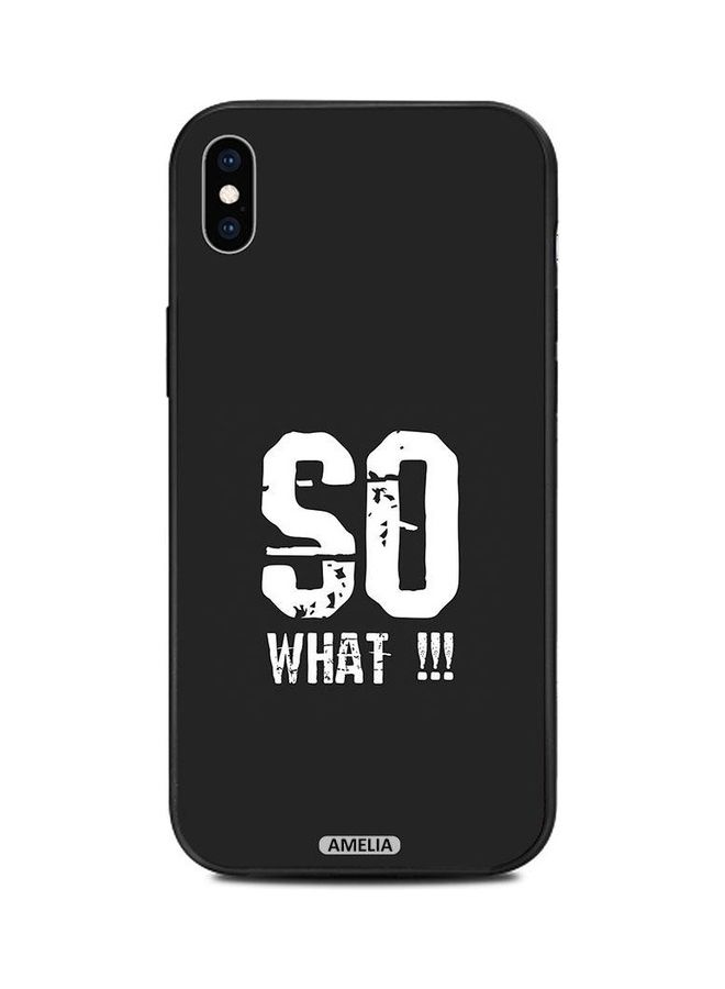 Amelia Protective Case Cover For iPhone XS Max Black/White - Image 1