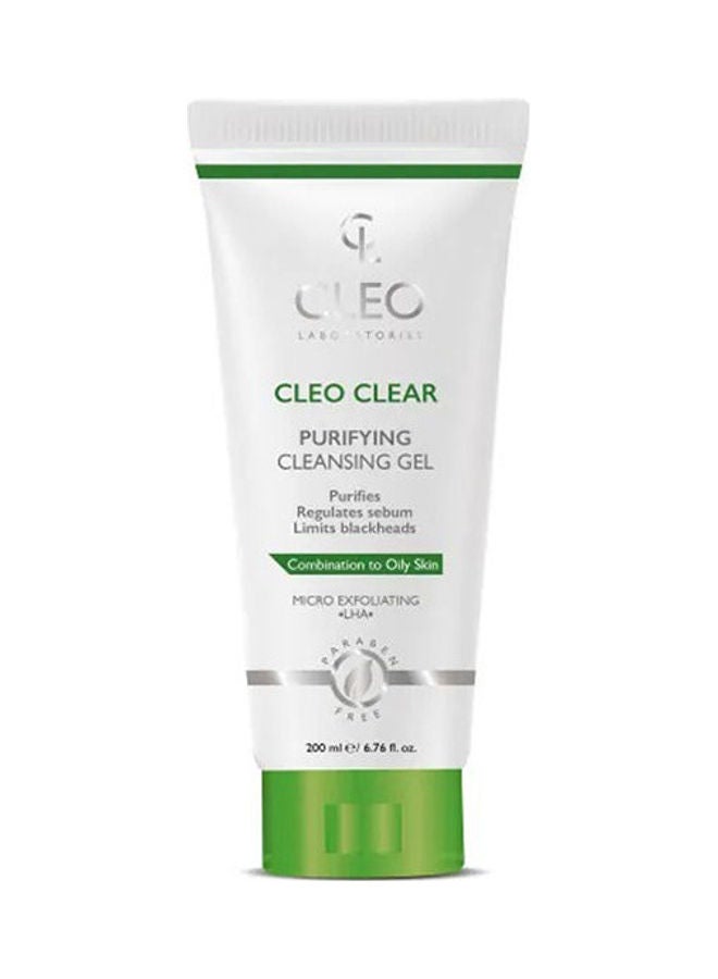 Cleo CLEAR Purifying Cleansing Gel White 200ml