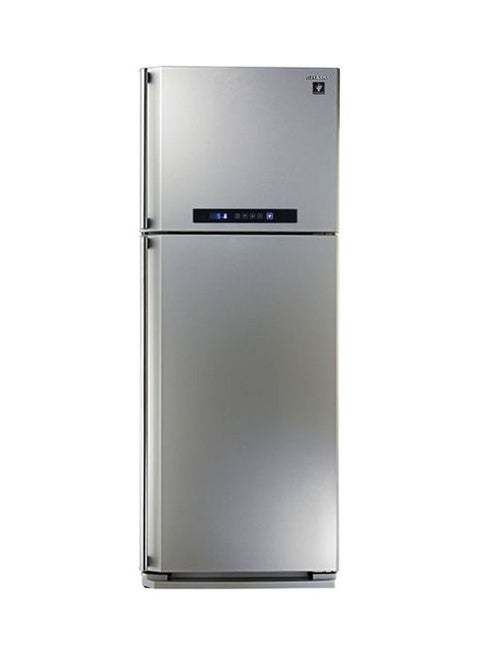 Digital No Frost Refrigerator With 2 Doors And Plasma Cluster, 450 Liters SJ-PC58A(SL) Silver