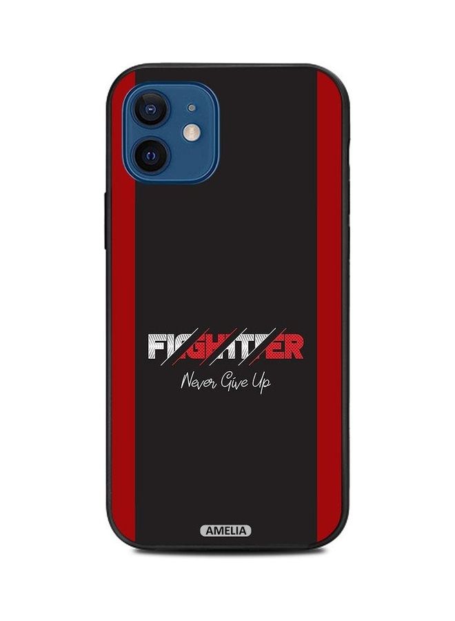 Fighter Never Give Up Protective Case Cover For Apple iPhone 12 Mini Multicolour