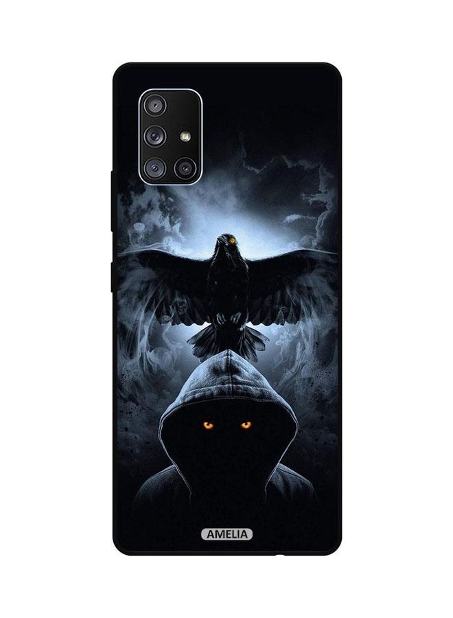 إميليا غطاء حماية واقي لهاتف سامسونج جالاكسي A71 ‏5G أسود/ أبيض - Image 1