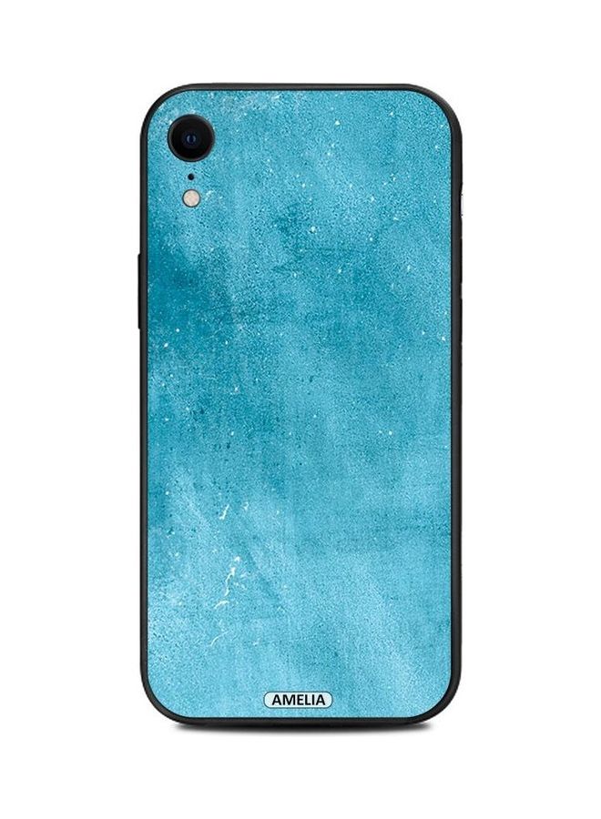 Amelia Sea Colour Pattern Protective Case Cover For Apple iPhone XR Blue - Image 1