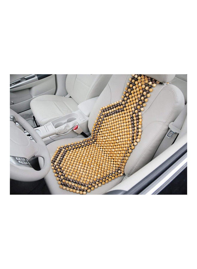 Generic Wooden Bead Detail Car Seat Cushion  - Image 2