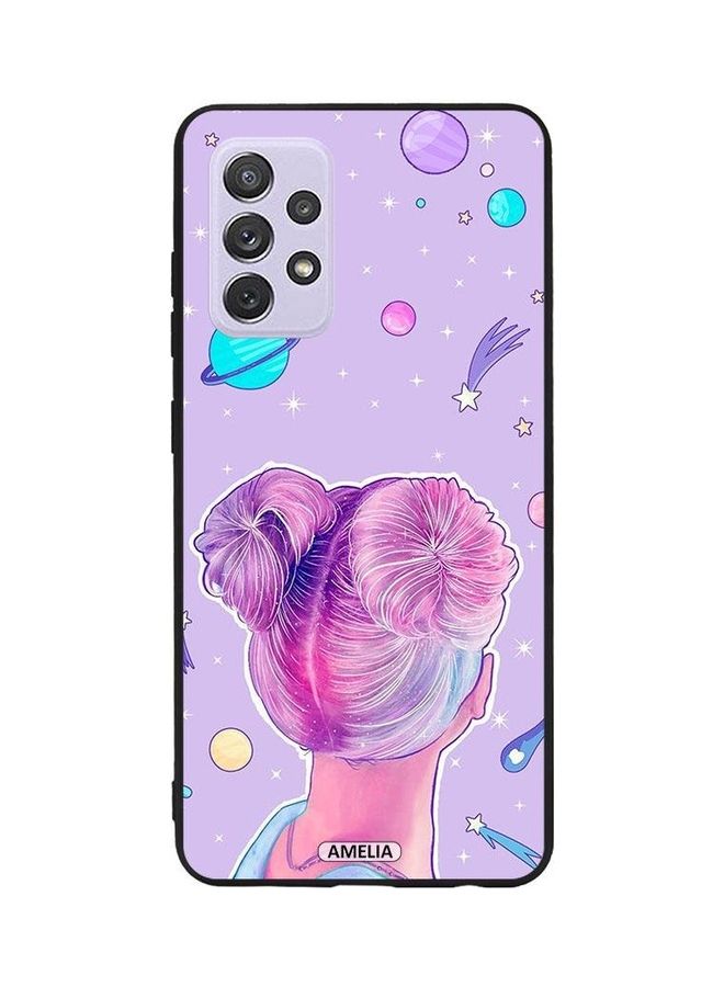 Amelia Girl Thoughts In Space Art Protective Case Cover For Samsung Galaxy A72 5G Multicolour - Image 1