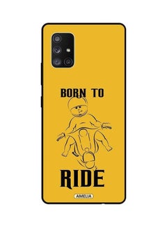 Protective Case Cover For Samsung Galaxy A71 5G Yellow/Black