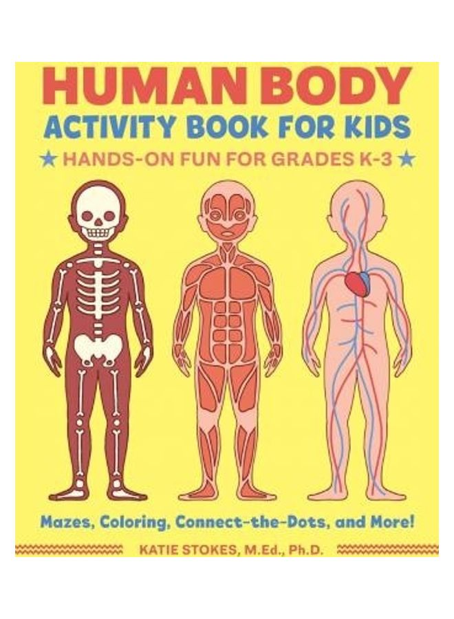 Human Body Activity Book For Kids Paperback English by Katie Stokes - 43550