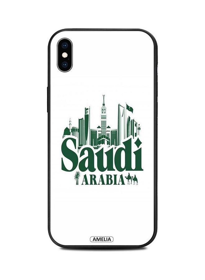Amelia Protective Case Cover For Apple iPhone XS Max White/Green - Image 1