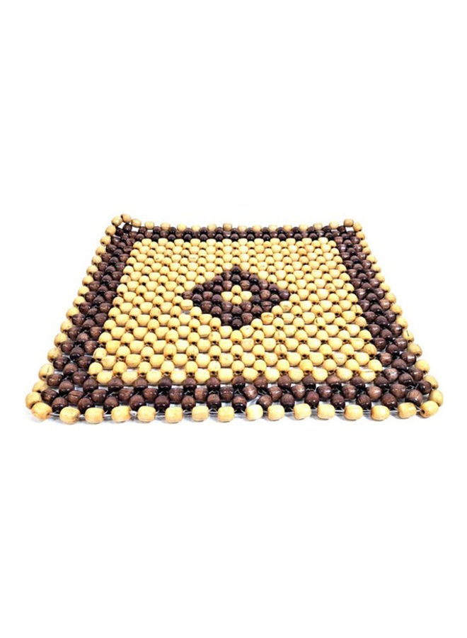Generic Wooden Bead Detail Car Seat Cushion  - Image 1