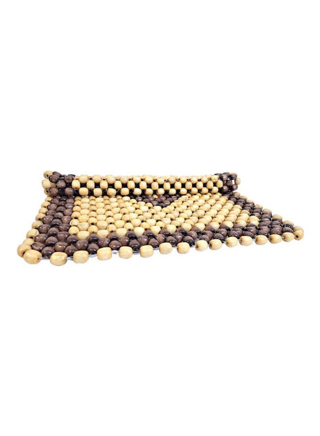 Generic Wooden Bead Detail Car Seat Cushion  - Image 2