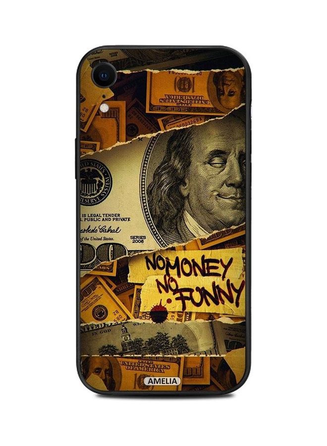 Amelia Money No Funny Protective Case Cover For Apple iPhone XR Multicolour - Image 1