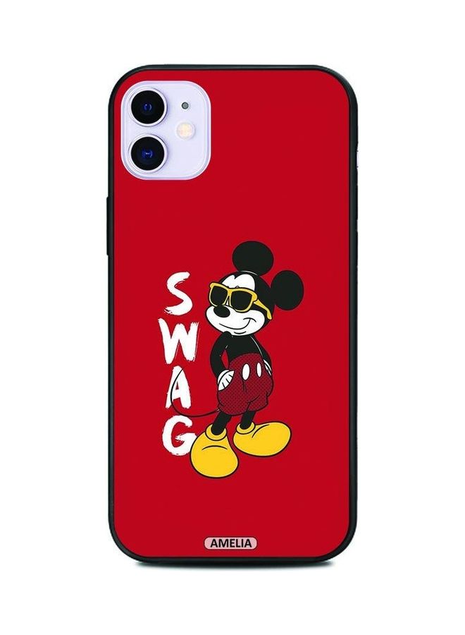 Swag Mickey Design Protective Case Cover For Apple iPhone 11 Multicolour