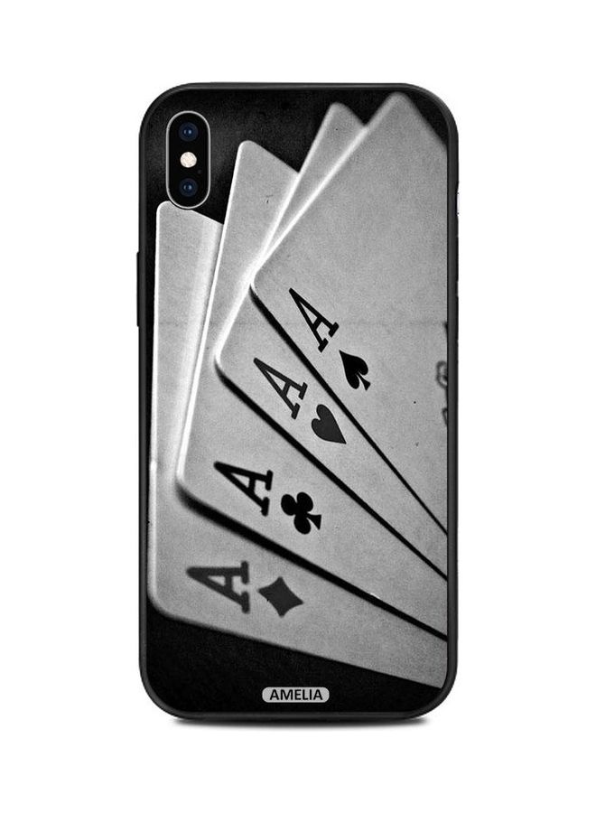 Amelia Cards Design Protective Case Cover For Apple iPhone X And XS Multicolour - Image 1