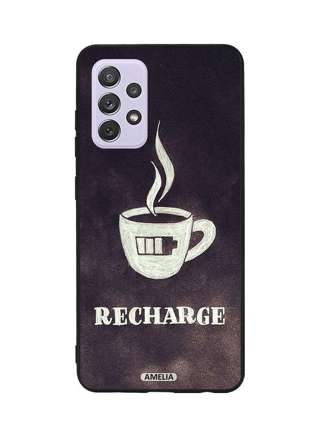 Amelia Coffee Recharge Protective Case Cover For Samsung Galaxy A72 Multicolour - Image 1