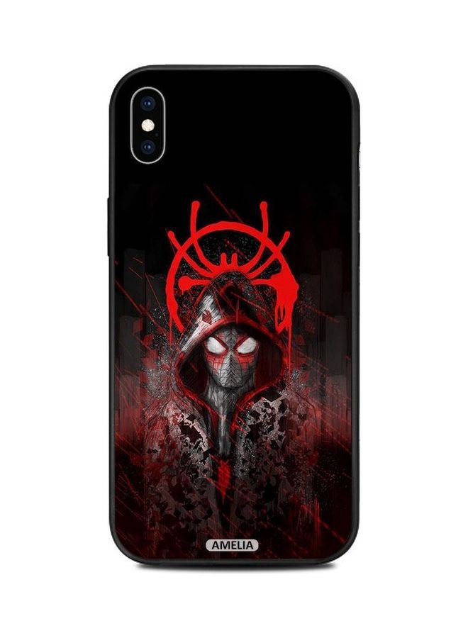 Amelia Protective Case Cover For Apple iPhone XS Black/Red - Image 1
