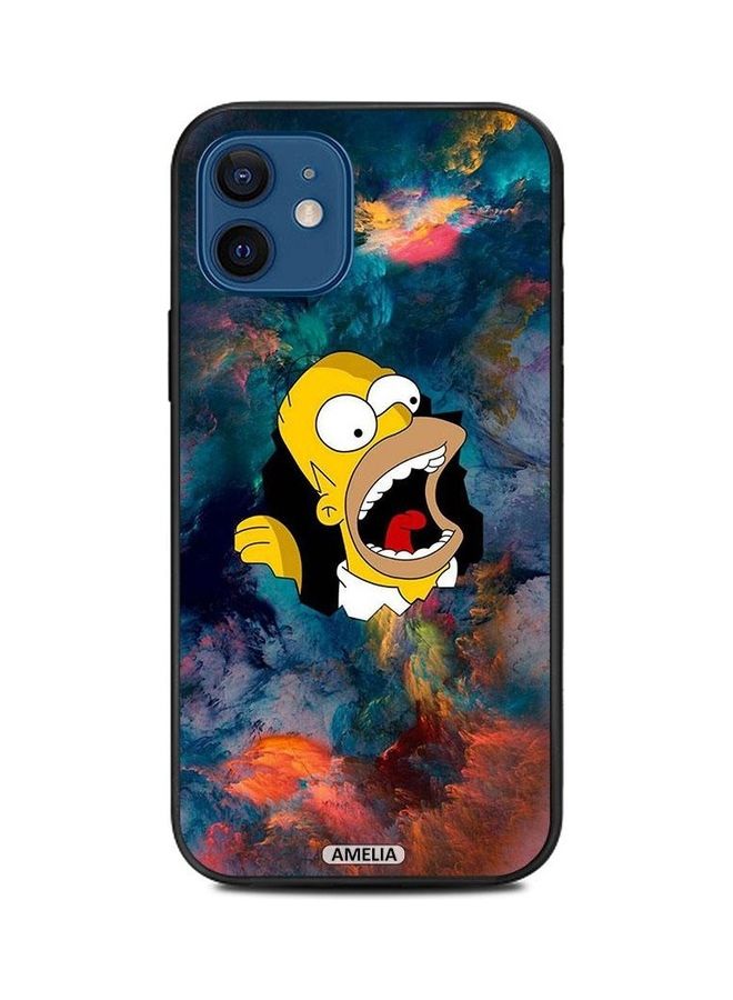 Simpson Protective Case Cover For Apple iPhone 12 Mini Multicolour