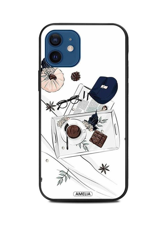 Coffee Chocolate Art Protective Case Cover For Apple iPhone 12 Mini Multicolour