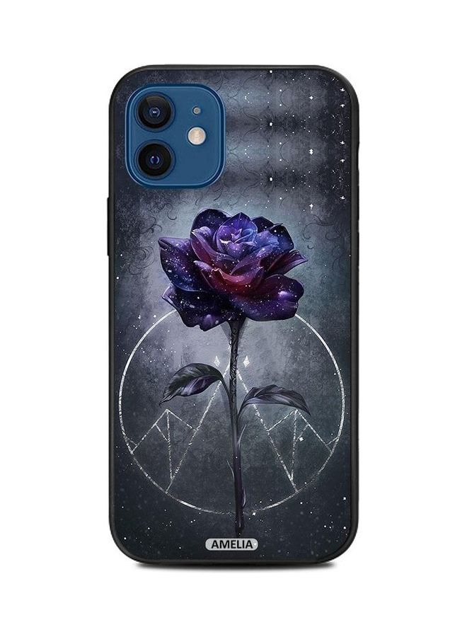 Flower Art Protective Case Cover For Apple iPhone 12 Mini Multicolour