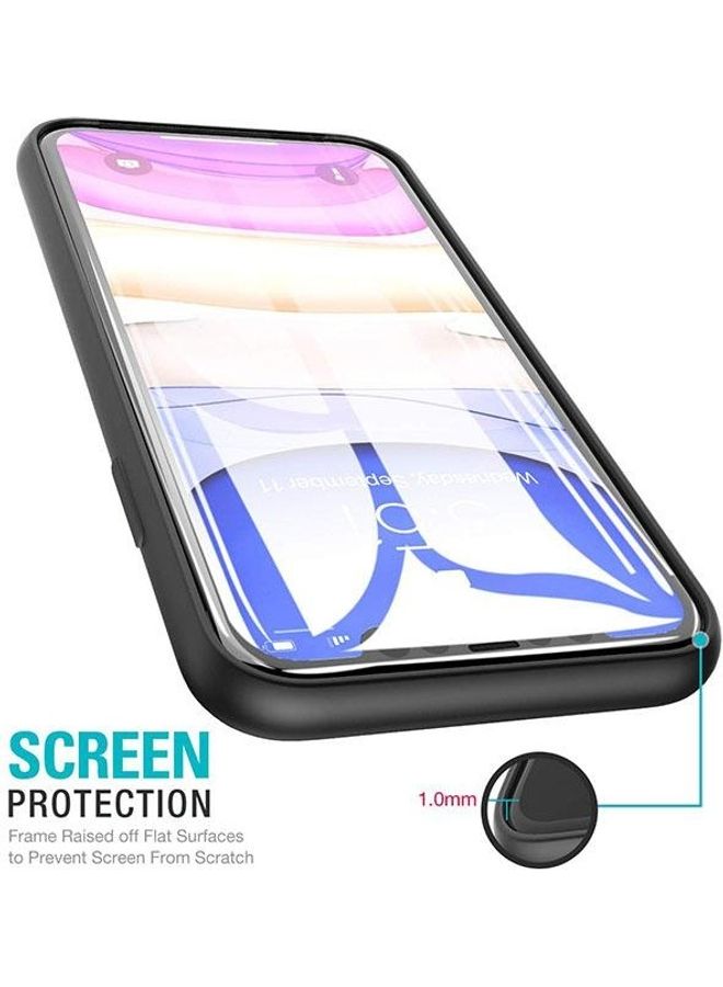 إميليا غطاء حماية واق بطبعة عبارة "Take The Risk" مناسب لهاتف أبل آيفون XR أبيض/ أسود - Image 4