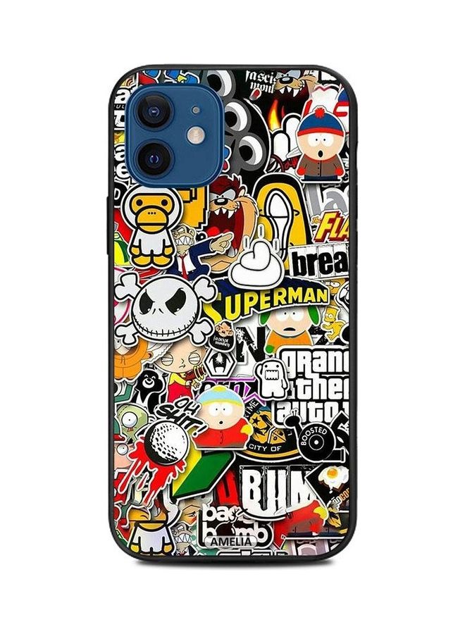 Stickers Protective Case Cover For Apple iPhone 12 Mini Multicolour