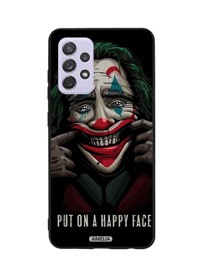 Amelia Joker Put On A Happy Face Protective Case Cover For Samsung Galaxy A52 5G Multicolour - Image 1