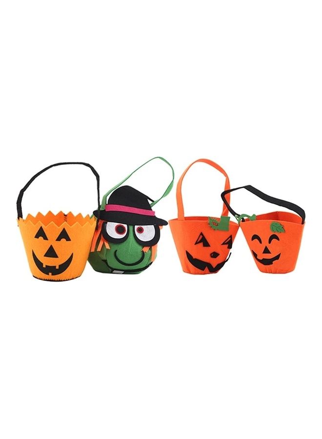 4-Piece Trick Treat Tote Bags 
