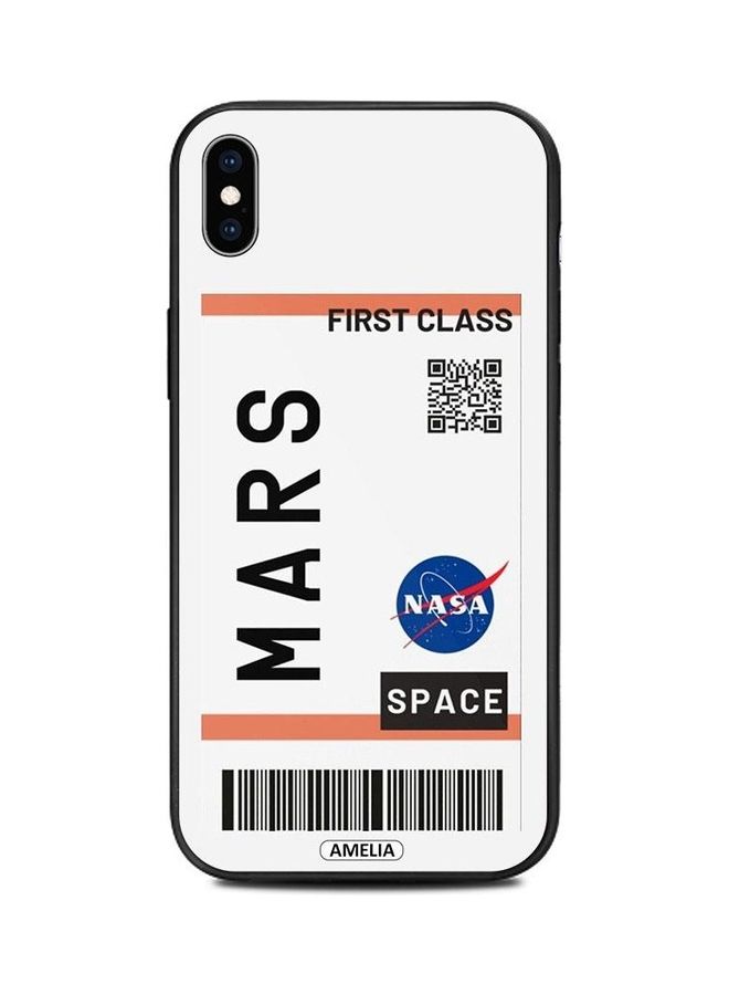 Amelia Air Ticket For Mars Protective Case Cover For Apple iPhone X And XS Multicolour - Image 1