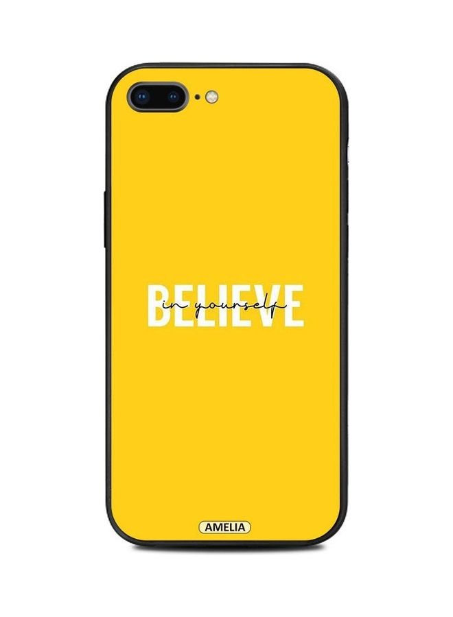 Amelia Protective Case Cover For iPhone 7 Plus Yellow/White - Image 1