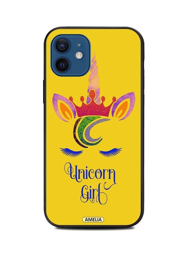 Unicorn Girl Protective Case Cover For Apple iPhone 12 Mini Multicolour