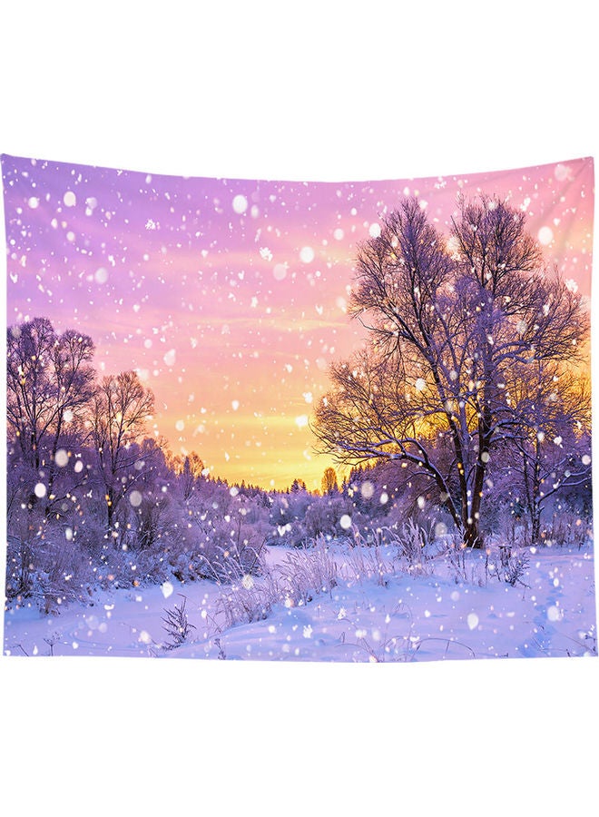 Winter Background Tapestry Cloth Multicolour