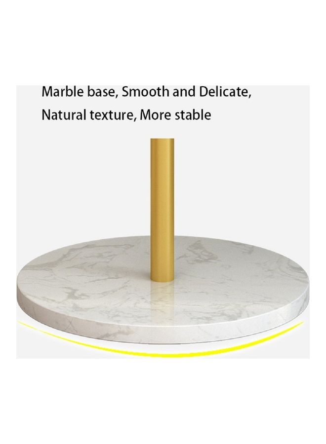 Sharpdo Marble Multi-Layer Balcony Decoration Flower Shelf Gold 88x32cm - Image 5