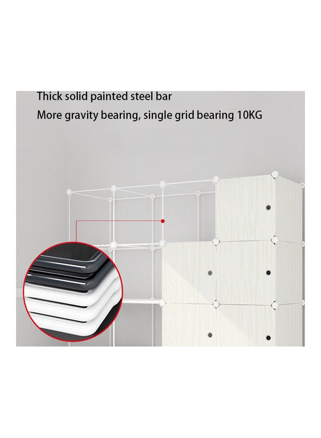 Sharpdo Simple Assembly Wardrobe White - Image 3