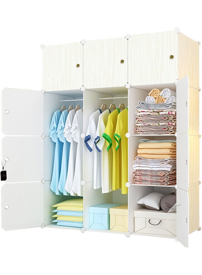 Sharpdo Simple Assembly Wardrobe White - Image 1