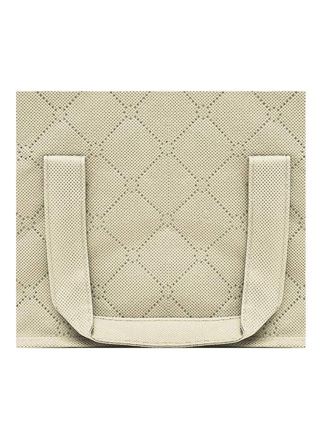 Sharpdo 3-Piece Foldable Storage Bag Organizer Beige  - Image 4