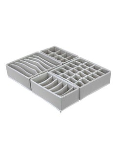 Sharpdo Foldable Fabric Divider Storage Box Grey  - Image 2