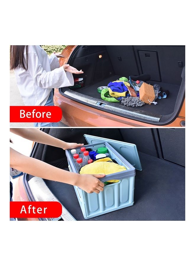 Sharpdo Large Multifunctional Thickened Foldable Storage Box Blue  - Image 4