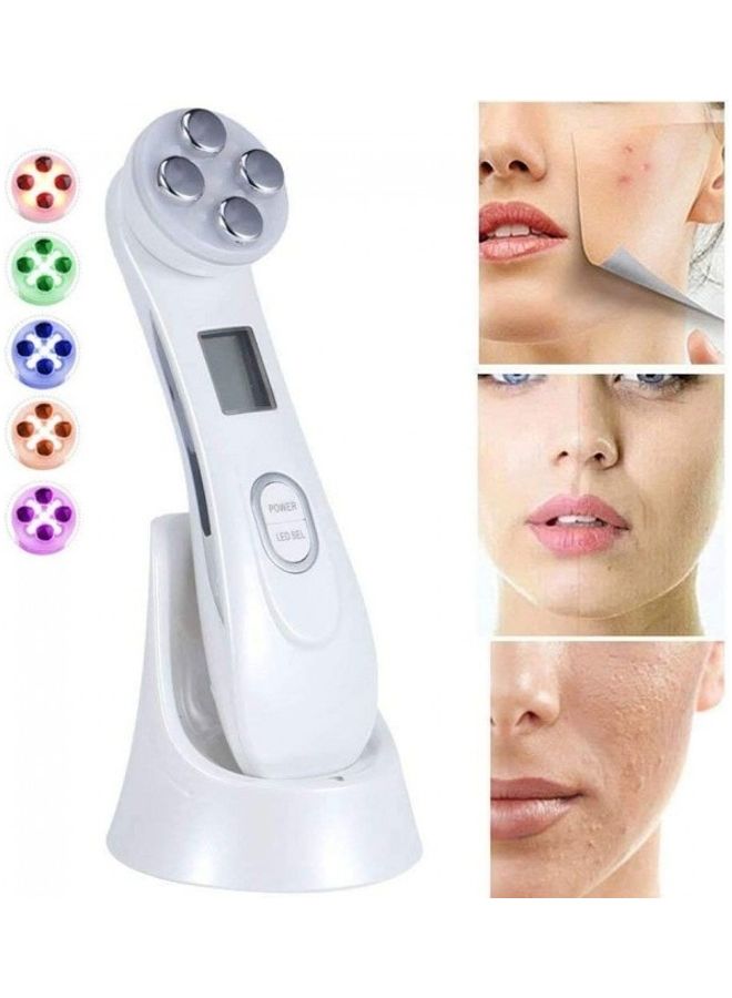 MARGOUN Mesotherapy Facial Radio Frequency Massager White 5 × 15 × 8.5cm - Image 2