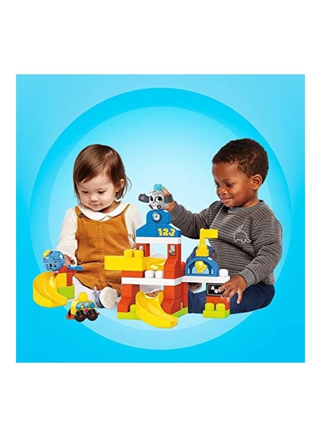 MEGA GRJ19 40-Piece Schoolhouse Preschool Building Set With Slide 40 3+ Years - Image 4