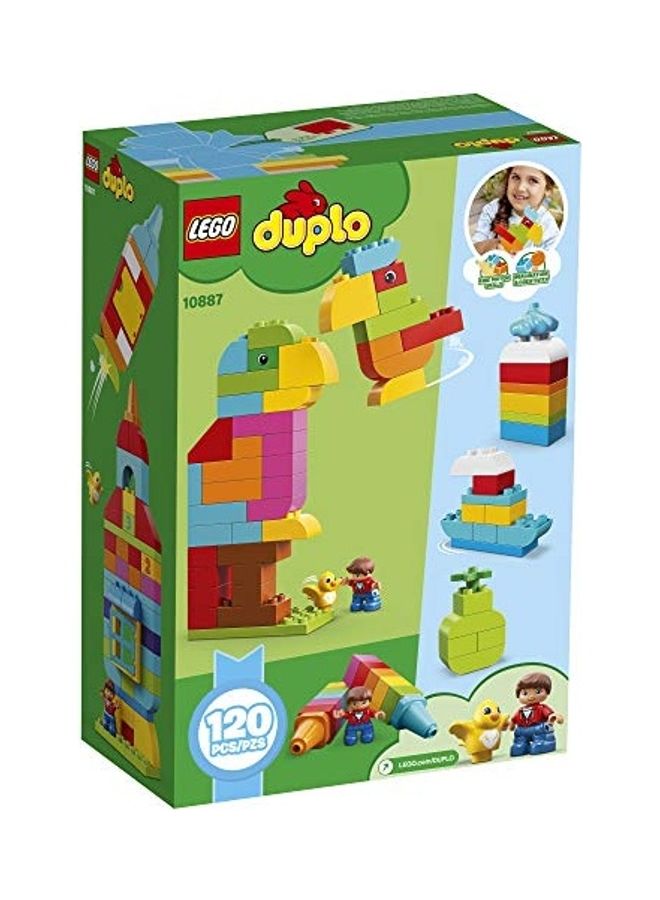 6250724 120-Piece Duplo Classic Creative Fun 10887 Building Block Kit